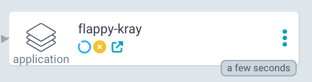 The flappy-kray application showing in Argo CD